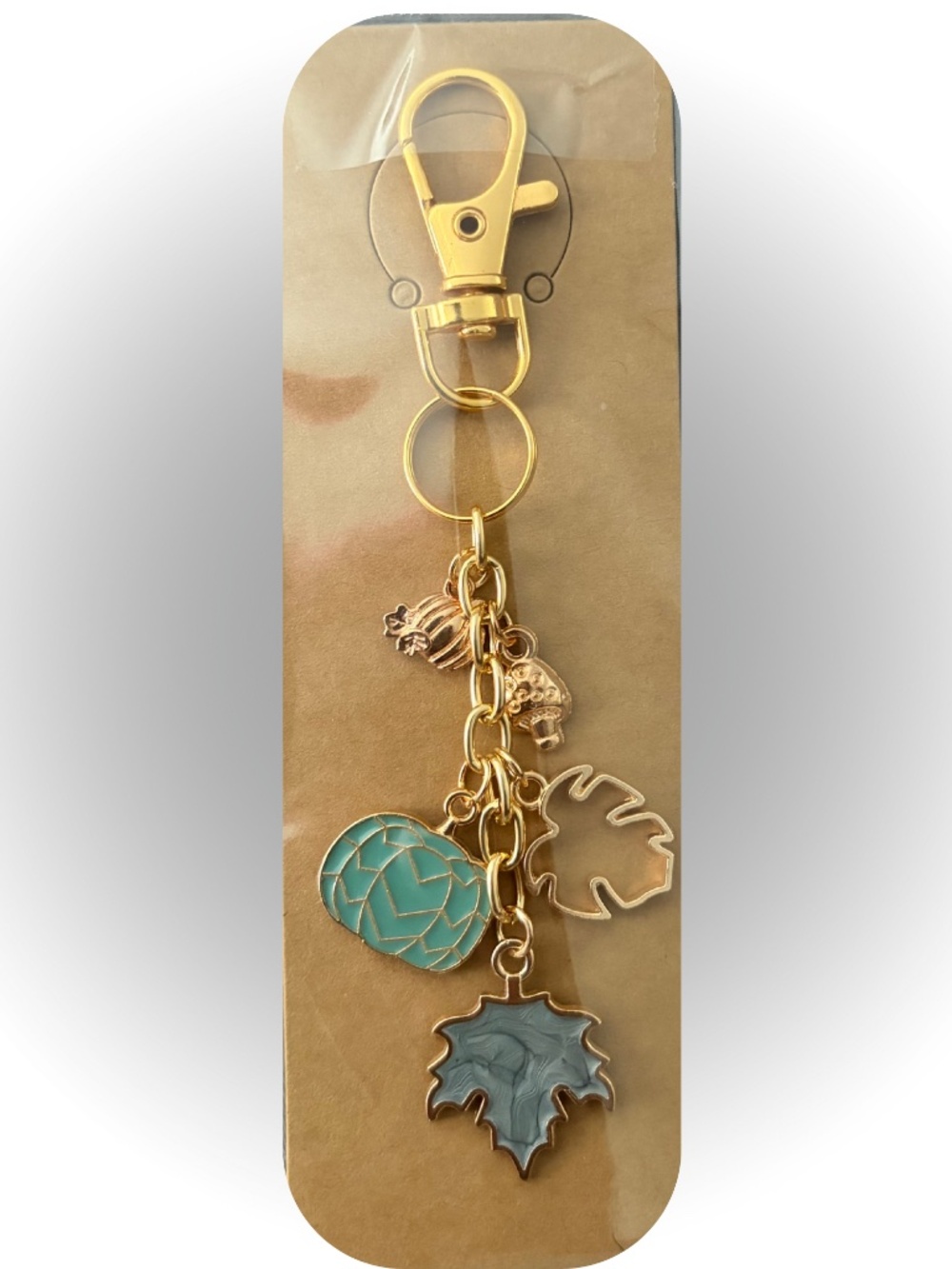 Handmade Fall Charms Keychain